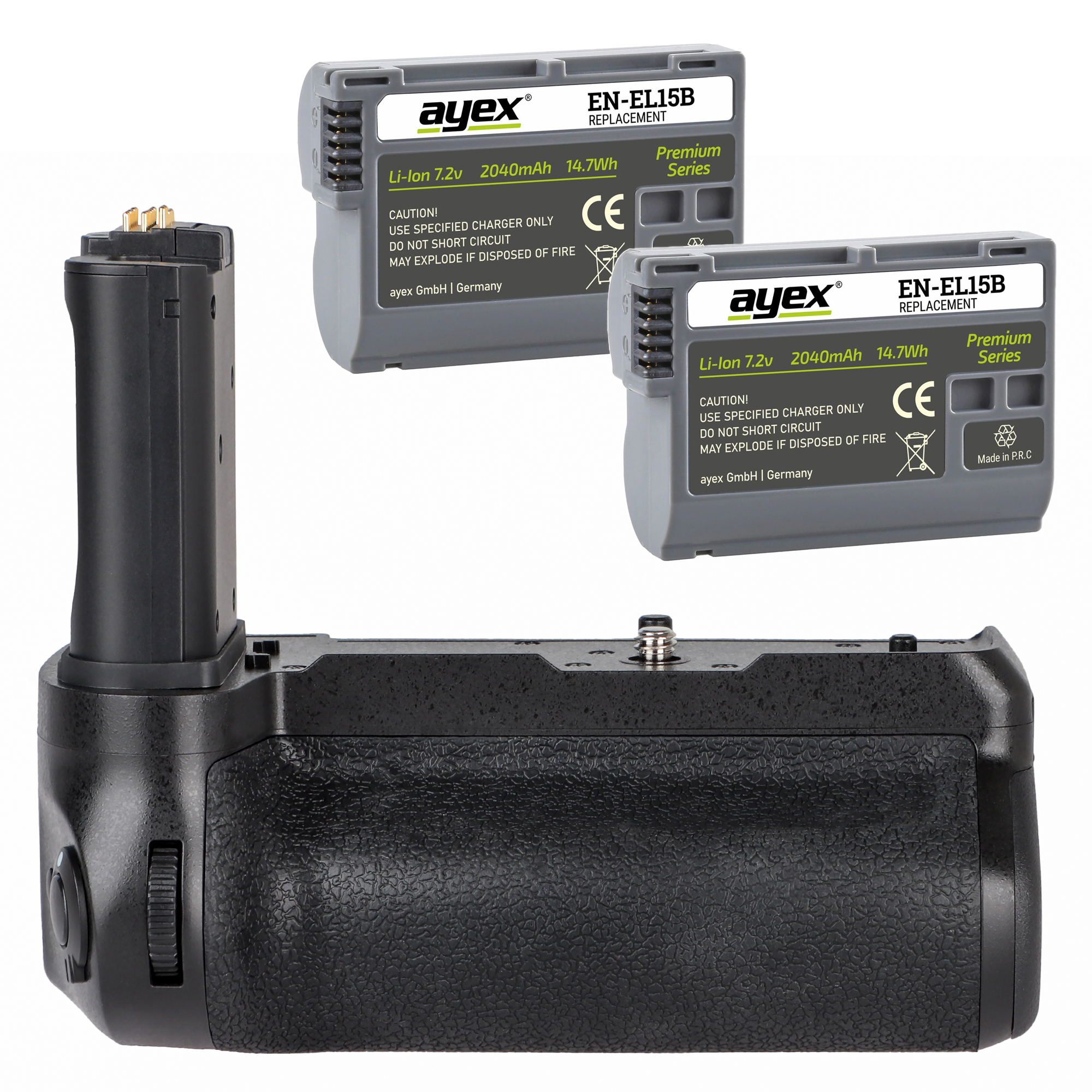 Batteriegriff Set für Nikon Z6II Z7II ersetzt MB-N11 + 2x EN-EL15B Akku Batteriegriff Set für Nikon Z6II Z7II ersetzt MB-N11 + 2x EN-EL15B Akku
