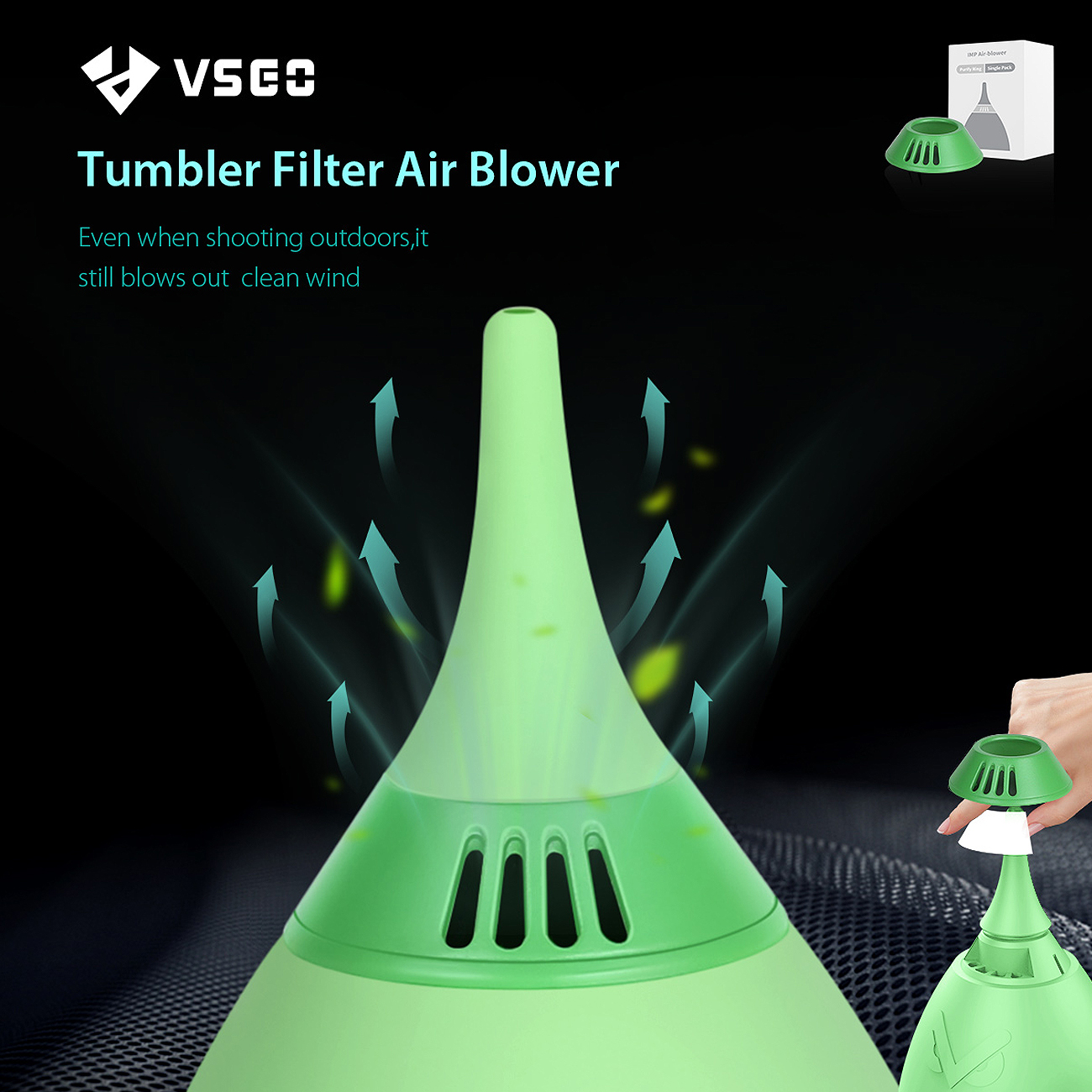Camera Air Blower für Kamerareinigung – grün Camera Air Blower für Kamerareinigung – grün