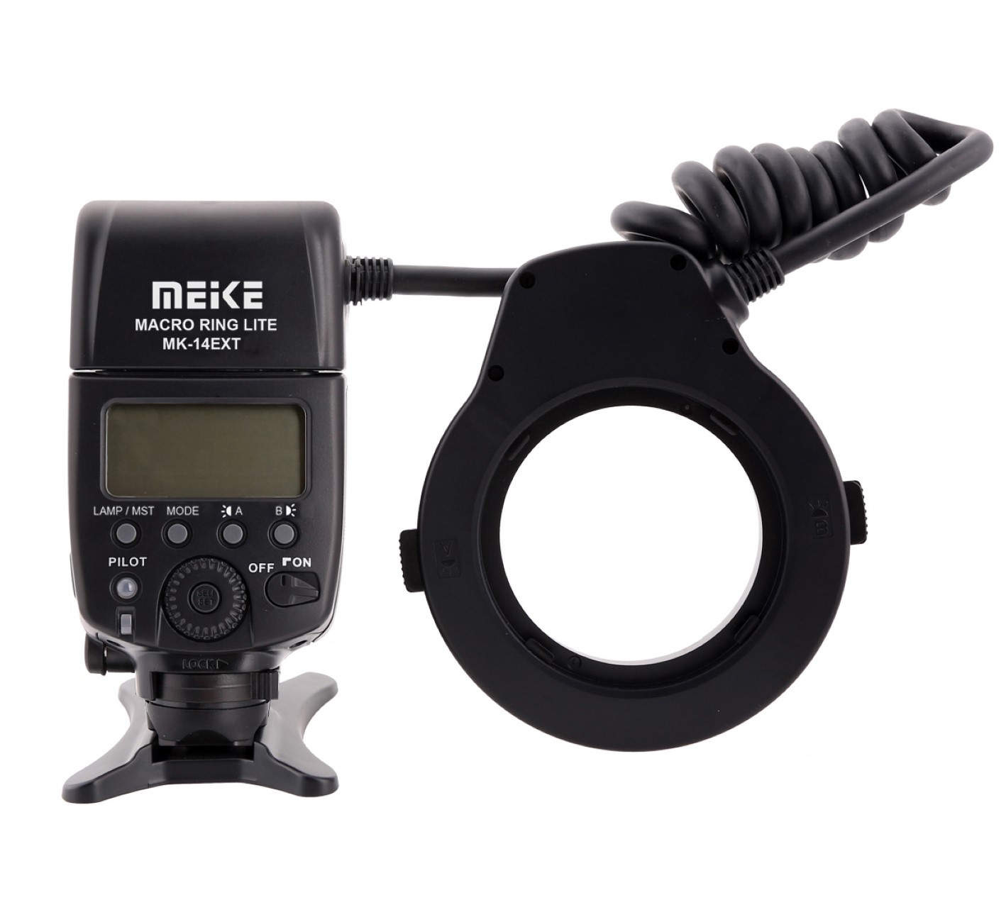 Meike MK-14EXT Makro TTL Ringblitz für Nikon mit LED Hilfslicht Meike MK-14EXT Makro TTL Ringblitz für Nikon mit LED Hilfslicht