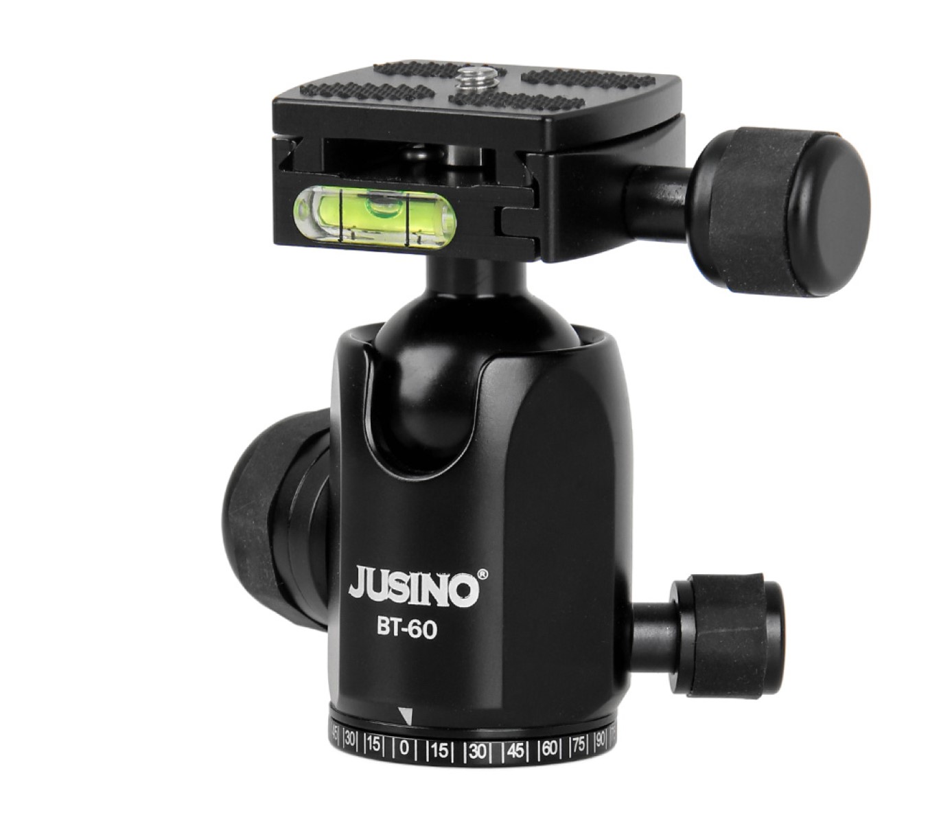 JUSINO Stabiler Kugelkopf mit 10kg Tragkraft & 360° Schwenkfunktion BT-60 JUSINO Stabiler Kugelkopf mit 10kg Tragkraft & 360° Schwenkfunktion BT-60