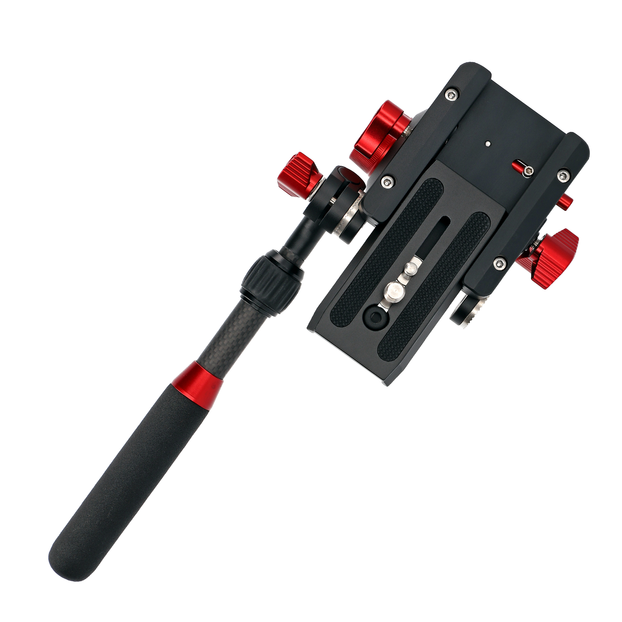 JUSINO Profi Alu Fluid-Videoneiger variabler Führungshebel bis 10kg Tragkraft PH-60 II JUSINO Profi Alu Fluid-Videoneiger variabler Führungshebel bis 10kg Tragkraft PH-60 II