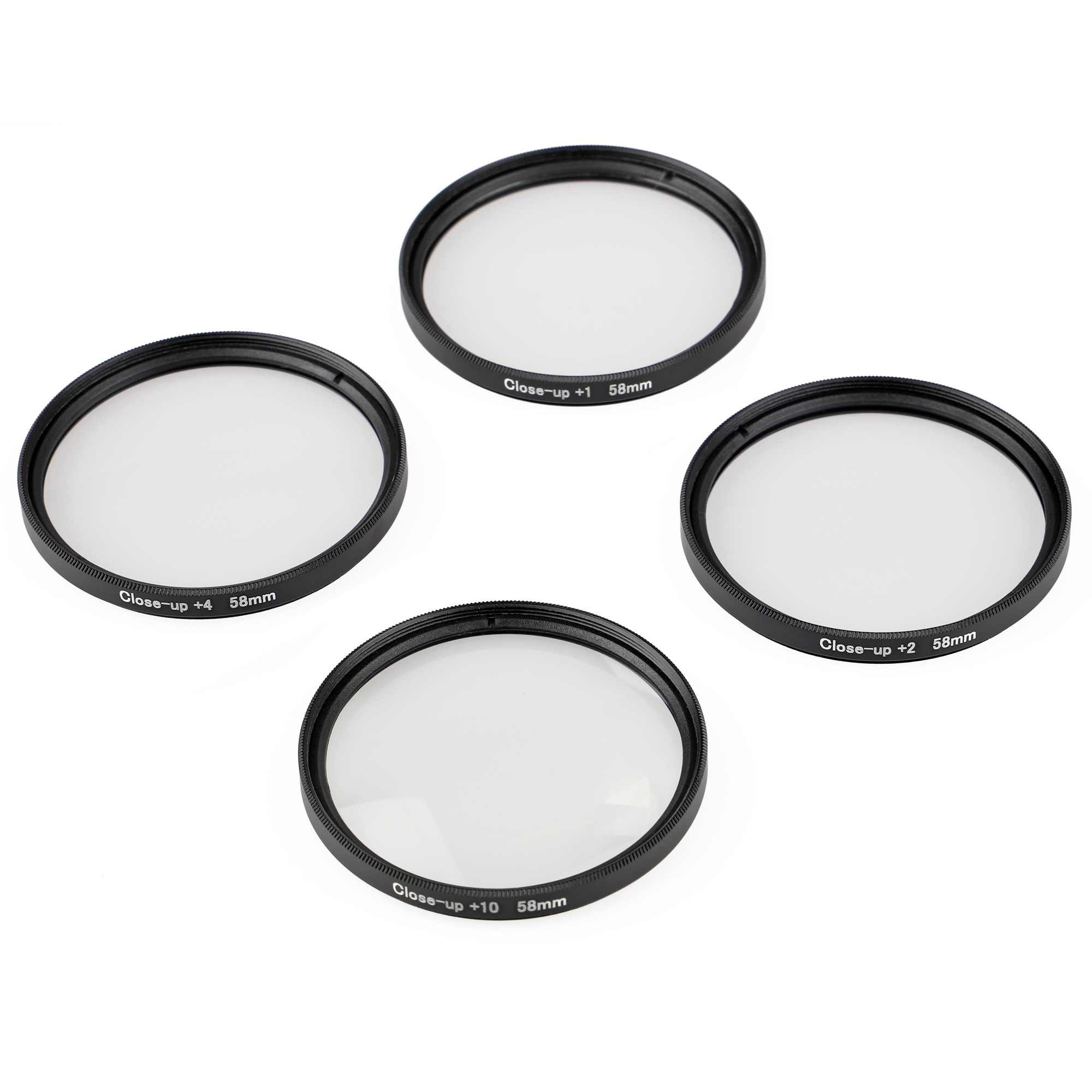 ayex Close up Makro Linsen Set 58mm
 - 4 teilig (+1, +2, +4, +10) ayex Close up Makro Linsen Set 58mm
 - 4 teilig (+1, +2, +4, +10)