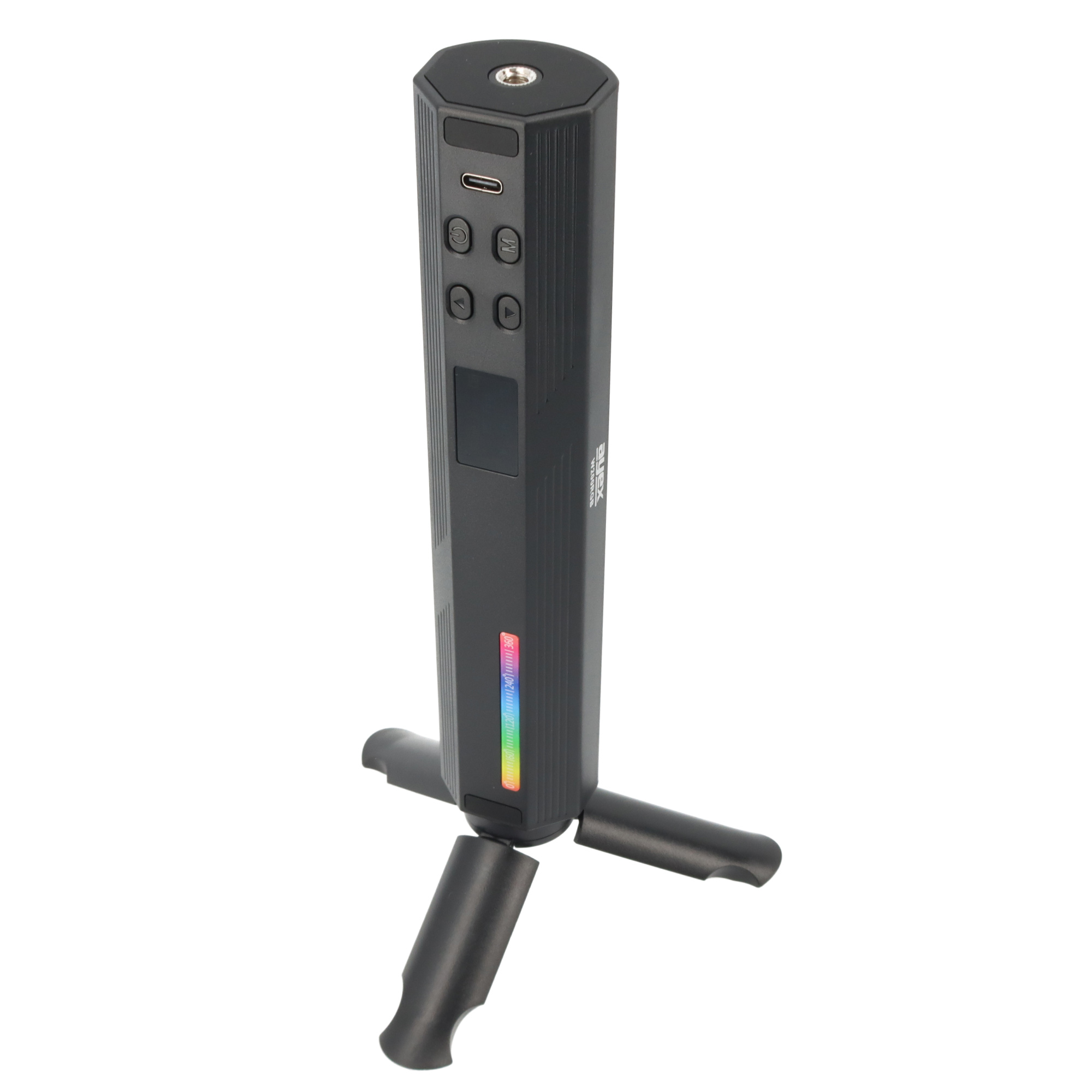 RGB LED Videolichtstab rundförmig mit 184 universellen Lichtperlen 3000mAh Akku ladbar über USB-C RGB LED Videolichtstab rundförmig mit 184 universellen Lichtperlen 3000mAh Akku ladbar über USB-C