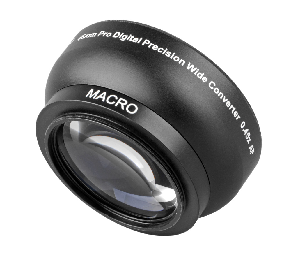 ayex MC Weitwinkel-Konverter 0.45x Vorsatzlinse für 46mm Anschlussgewinde