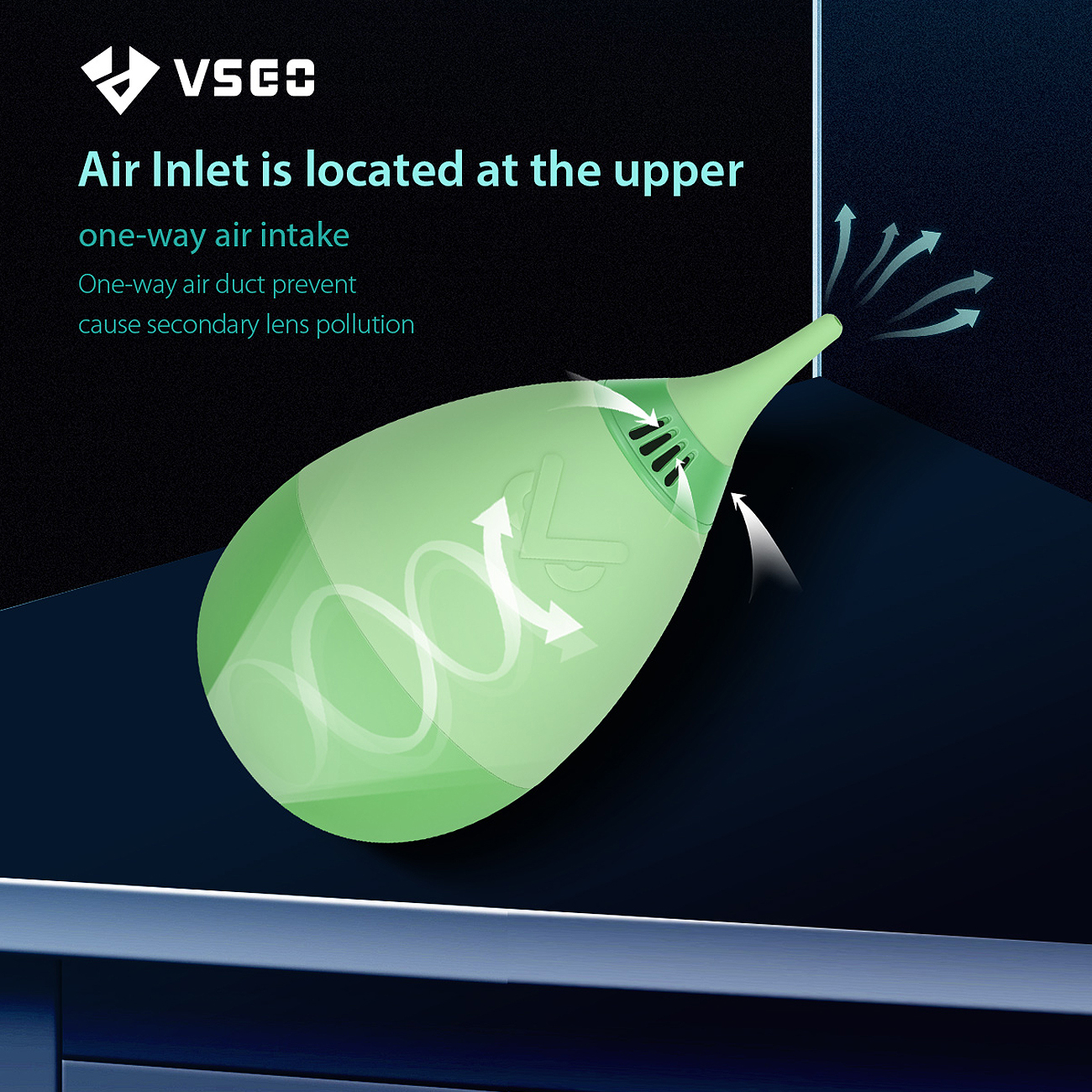 Camera Air Blower für Kamerareinigung – grün Camera Air Blower für Kamerareinigung – grün