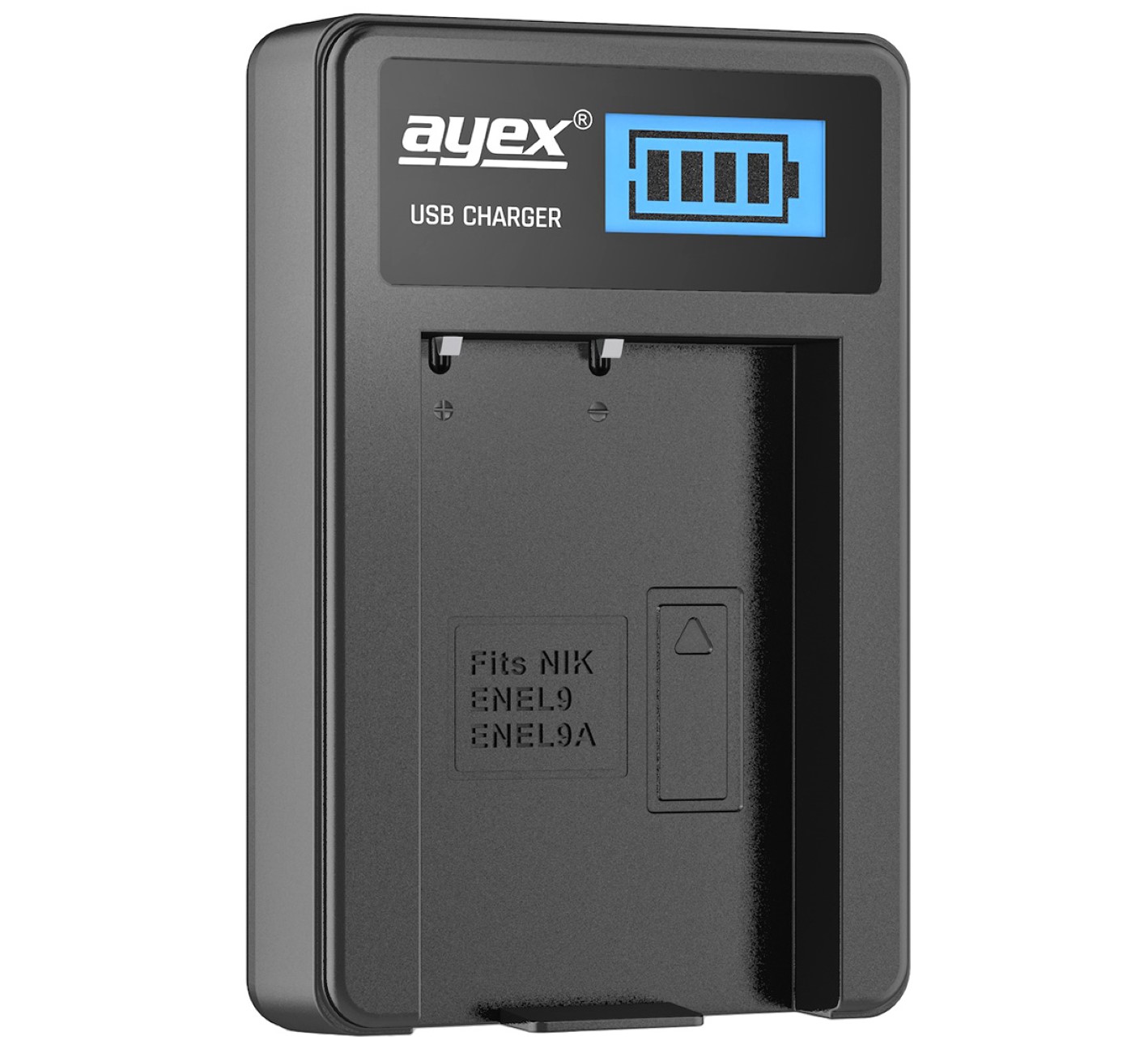 USB Ladegerät für Nikon EN-EL14 Akkus beleuchtetes Display Ladestandanzeige USB Ladegerät für Nikon EN-EL14 Akkus beleuchtetes Display Ladestandanzeige