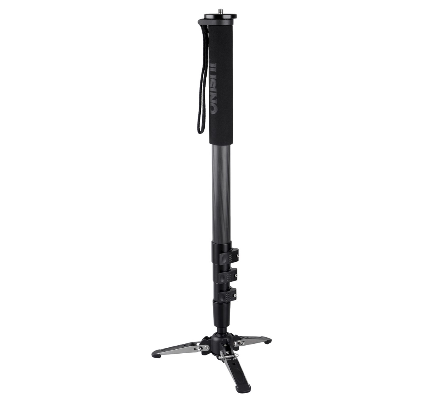 JUSINO Carbon Monopod mit Standspinne Clipverschlüsse bis 12kg VM-361EC JUSINO Carbon Monopod mit Standspinne Clipverschlüsse bis 12kg VM-361EC
