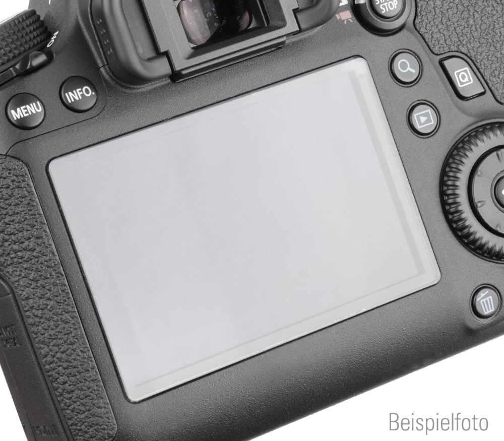 Displayschutz für Nikon D5100, D5200 selbsthaftendes Echtglas Displayschutz für Nikon D5100, D5200 selbsthaftendes Echtglas