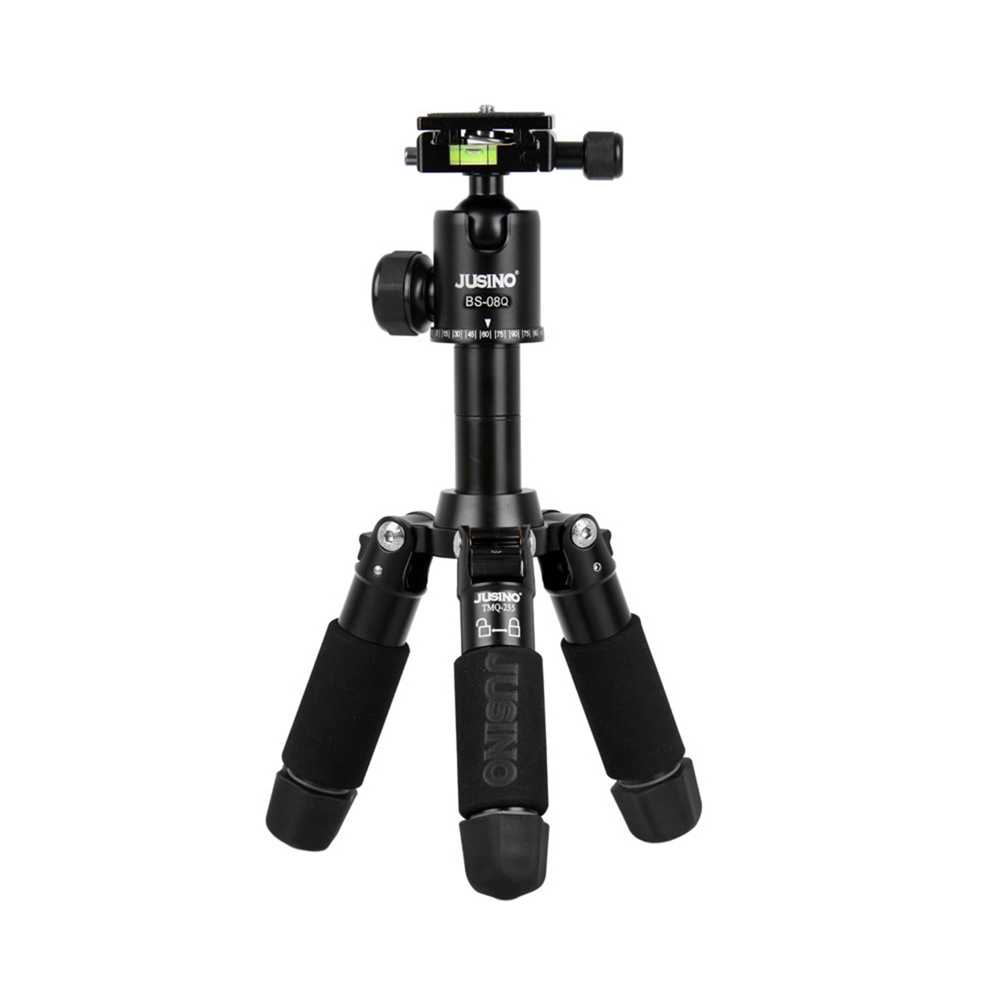 JUSINO TMQ-255 Stabiles Mini-Stativ Tischstativ mit Kugelkopf BS-08Q JUSINO TMQ-255 Stabiles Mini-Stativ Tischstativ mit Kugelkopf BS-08Q