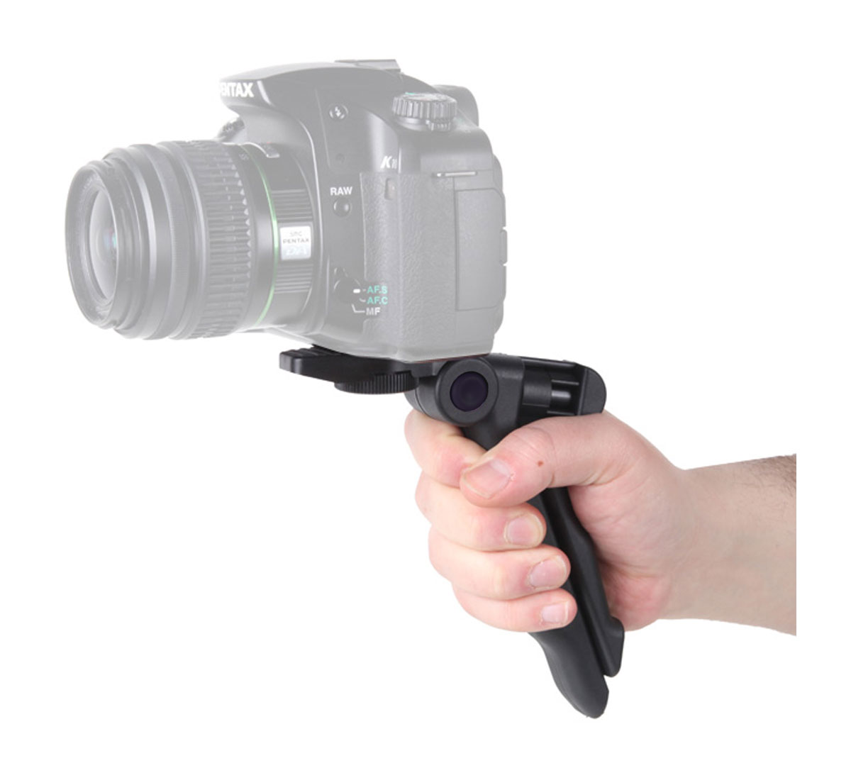 Tischstativ Mini-Stativ mit Griff-Funktion für Kamera & Blitzgerät Tischstativ Mini-Stativ mit Griff-Funktion für Kamera & Blitzgerät