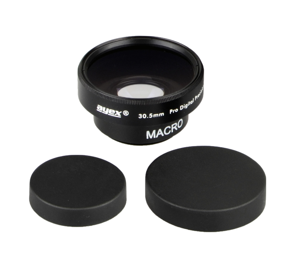 ayex MC Weitwinkel-Konverter 0.45x Vorsatzlinse für 30.5mm Anschlussgewinde ayex MC Weitwinkel-Konverter 0.45x Vorsatzlinse für 30.5mm Anschlussgewinde