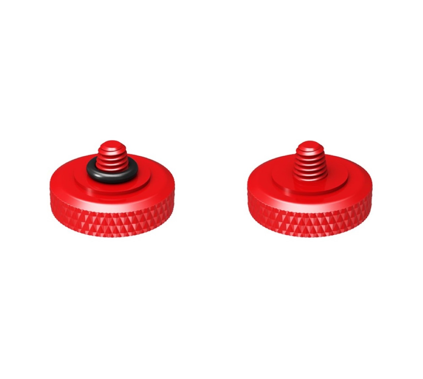 Deluxe Soft Release Button Kupfer & Silikon Rot Inklusive 2 Gummiringe Deluxe Soft Release Button Kupfer & Silikon Rot Inklusive 2 Gummiringe