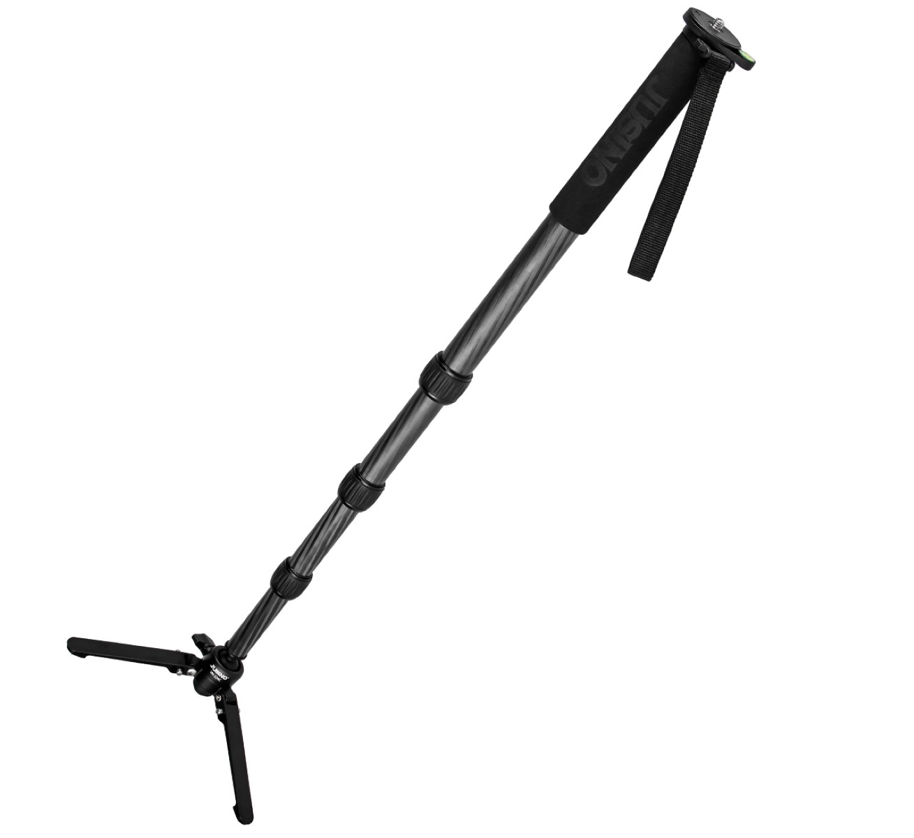 JUSINO Karbon Monopod mit abnehmbarem Fuß Tischstativ Schnelldrehverschlüsse bis 170cm 12kg VM-324C JUSINO Karbon Monopod mit abnehmbarem Fuß Tischstativ Schnelldrehverschlüsse bis 170cm 12kg VM-324C