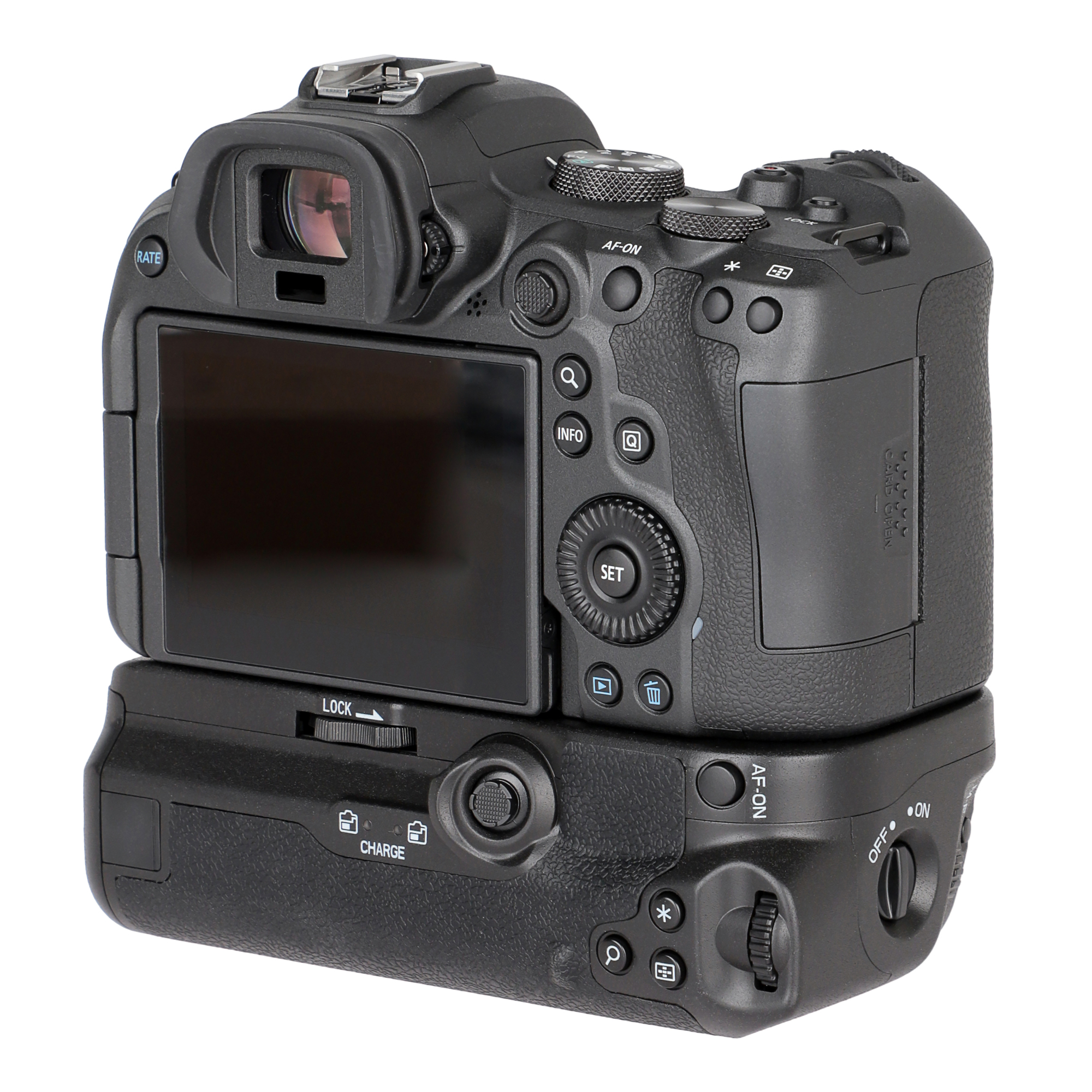 Batteriegriff für Canon EOS R5 R6 R6 Mark II wie BG-R10 kompakter Handgriff bequemer & sicherer Halt Batteriegriff für Canon EOS R5 R6 R6 Mark II wie BG-R10 kompakter Handgriff bequemer & sicherer Halt