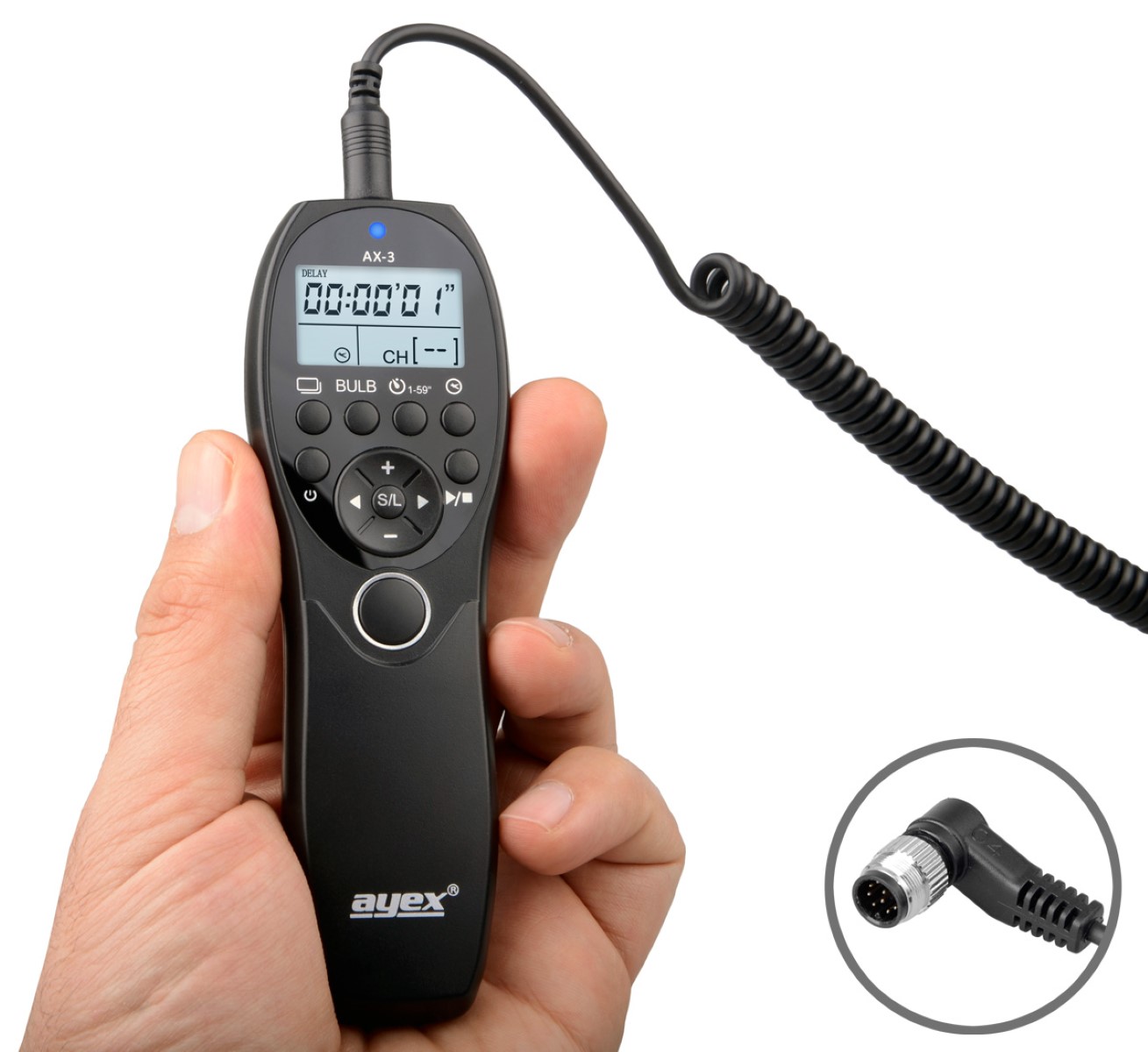 Timer Fernauslöser AX-3 DC0 zB Nikon Z9 Z8 D850 D810 D700 D5 D4S D3 Serie Bulb Delay Fokussieren Timer Fernauslöser AX-3 DC0 zB Nikon Z9 Z8 D850 D810 D700 D5 D4S D3 Serie Bulb Delay Fokussieren