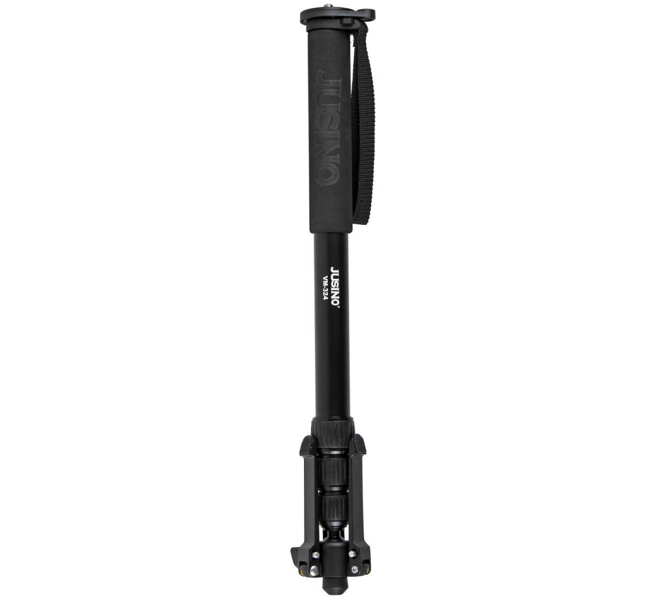 JUSINO Monopod mit abnehmbarem Fuß Tischstativ Schnelldrehverschlüsse bis 170cm 12kg VM-324 JUSINO Monopod mit abnehmbarem Fuß Tischstativ Schnelldrehverschlüsse bis 170cm 12kg VM-324