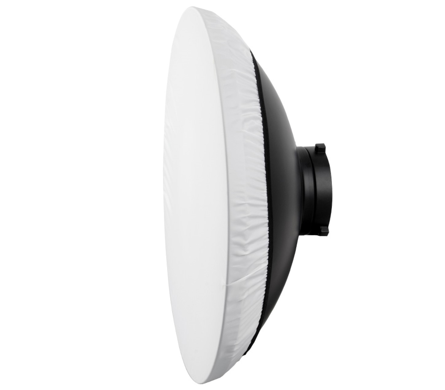 ayex Beauty Dish Lichtformer 42cm mit Systemblitz-Halter, inkl. Wabenvorsatz und Diffusor