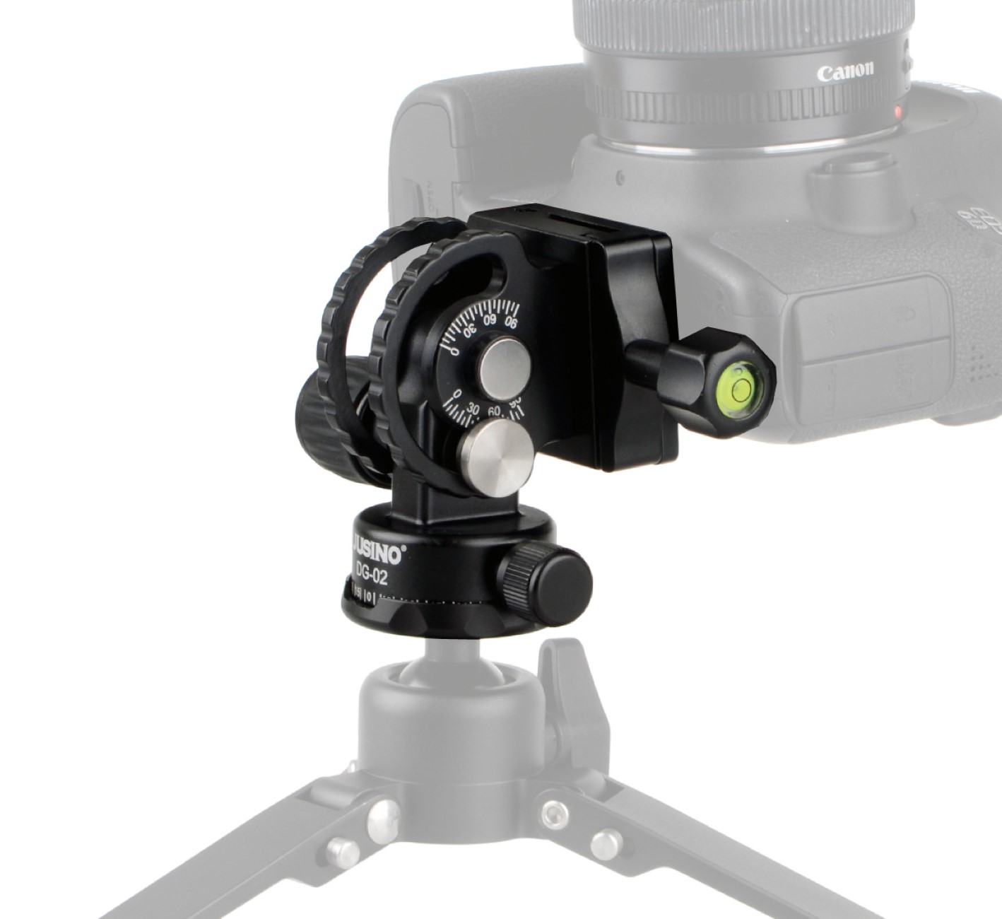 JUSINO Hochleistungs-Neigekopf für Monopods Hydraulische Federung 360° Schwenkfunktion DG-02 JUSINO Hochleistungs-Neigekopf für Monopods Hydraulische Federung 360° Schwenkfunktion DG-02