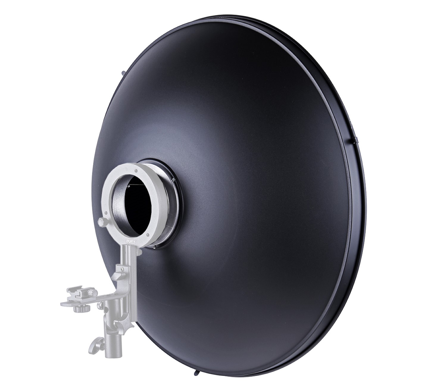Beauty Dish Lichtformer für Bowens 55cm mit Wabenvorsatz und Diffusor