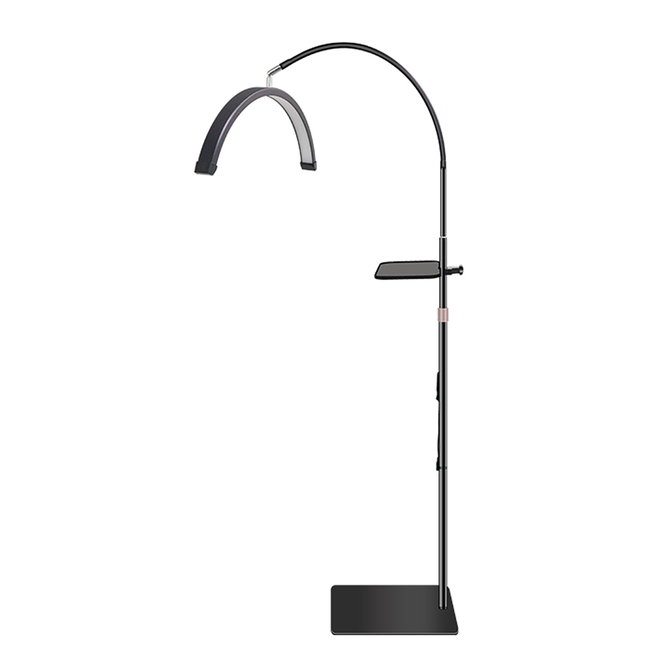 LED Beauty Stehlampe – 36W, höhenverstellbar & dimmbar Weiß oder Schwarz