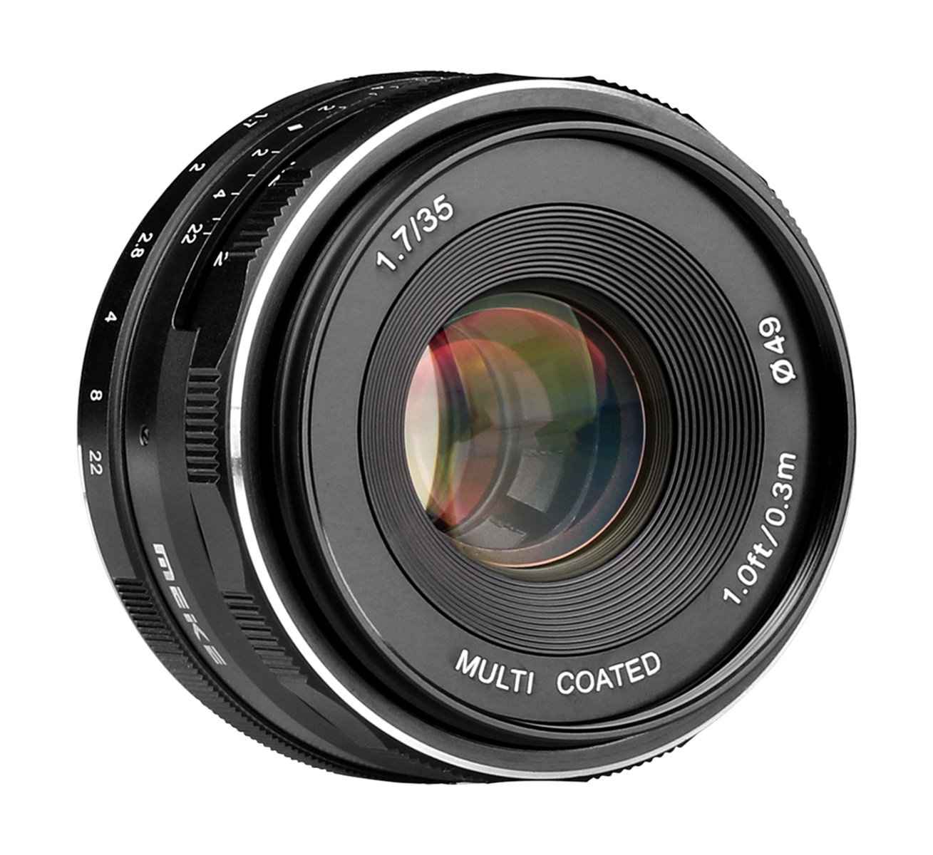 Meike 35mm F1.7 Weitwinkel Objektiv multicoated manueller Fokus für Fujifilm X-Mount Meike 35mm F1.7 Weitwinkel Objektiv multicoated manueller Fokus für Fujifilm X-Mount