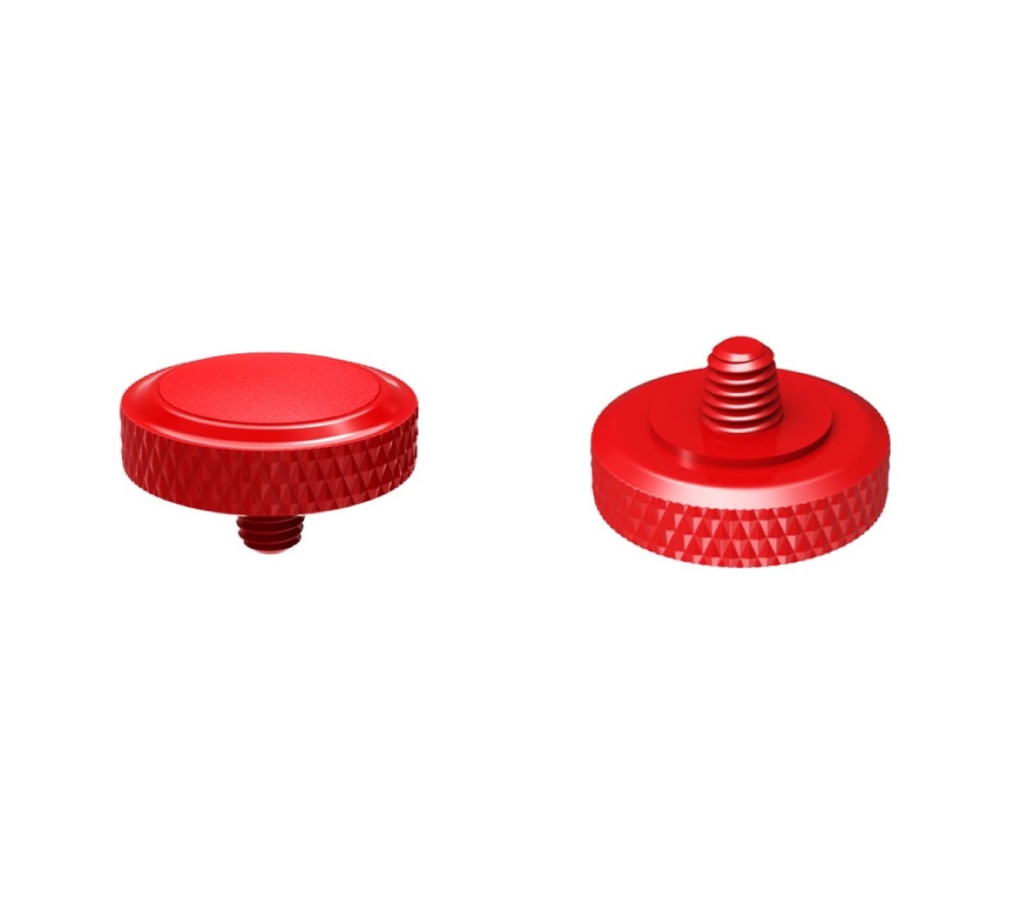 Deluxe Soft Release Button Kupfer & Silikon Rot Inklusive 2 Gummiringe Deluxe Soft Release Button Kupfer & Silikon Rot Inklusive 2 Gummiringe
