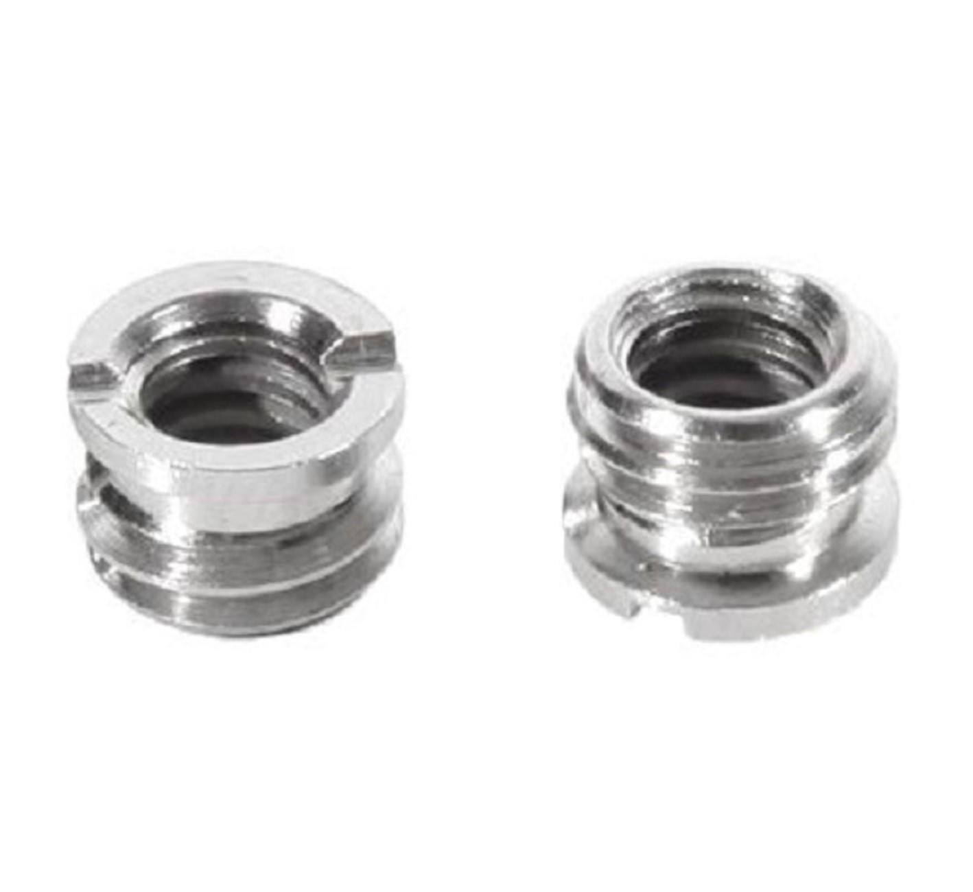 Gewindeadapter 2 Stück wandelt 1/4" Gewinde zu 3/8" Gewinde für Kamera & Stativ geeignet