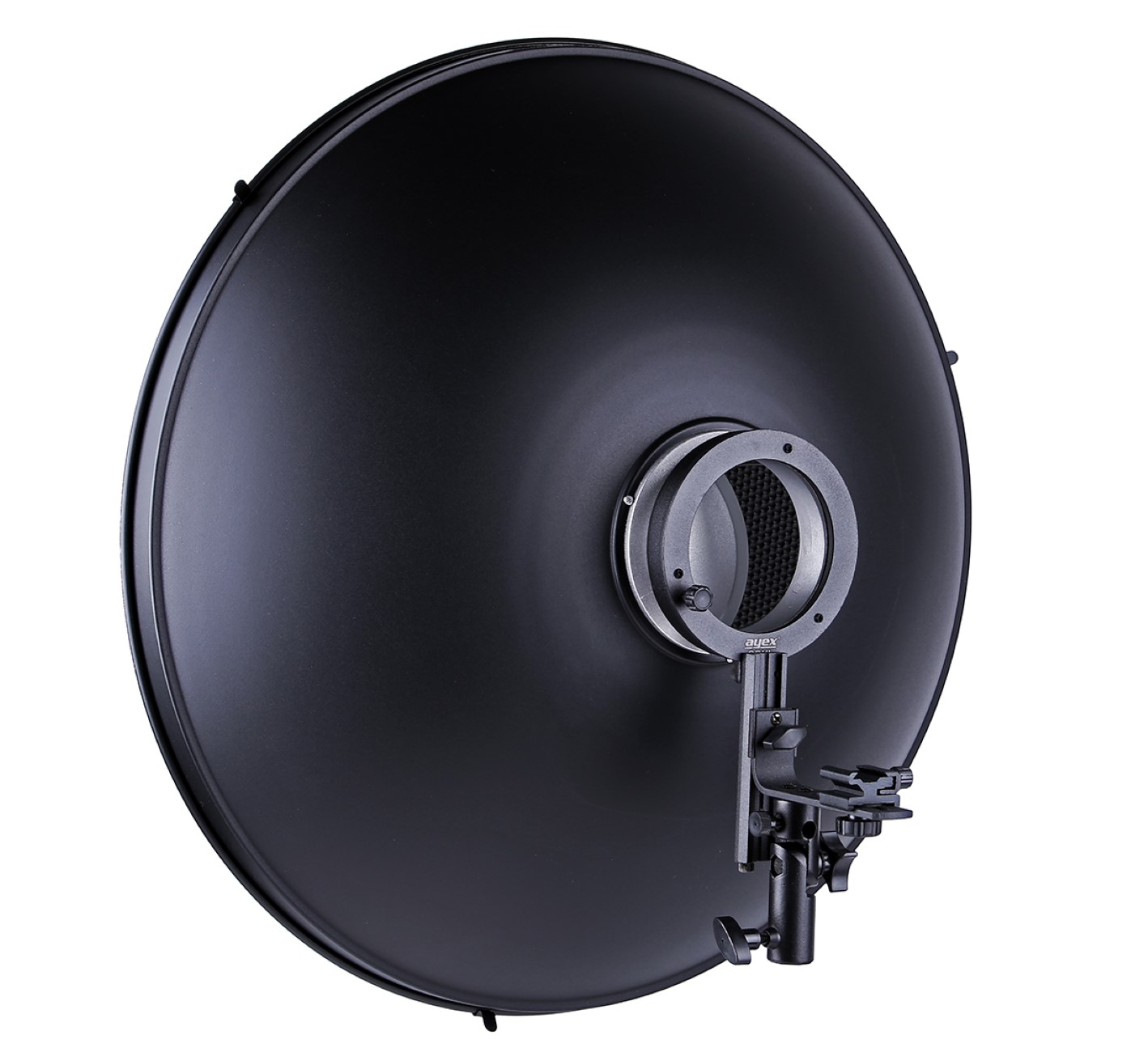 ayex Beauty Dish Lichtformer 55cm mit Systemblitz-Halter inkl. Wabenvorsatz und Diffusor ayex Beauty Dish Lichtformer 55cm mit Systemblitz-Halter inkl. Wabenvorsatz und Diffusor