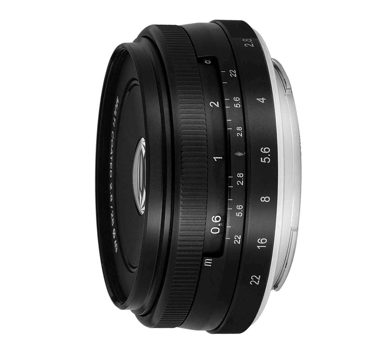 Meike 28mm F2.8 Objektiv multicoated für Canon EOS M Meike 28mm F2.8 Objektiv multicoated für Canon EOS M