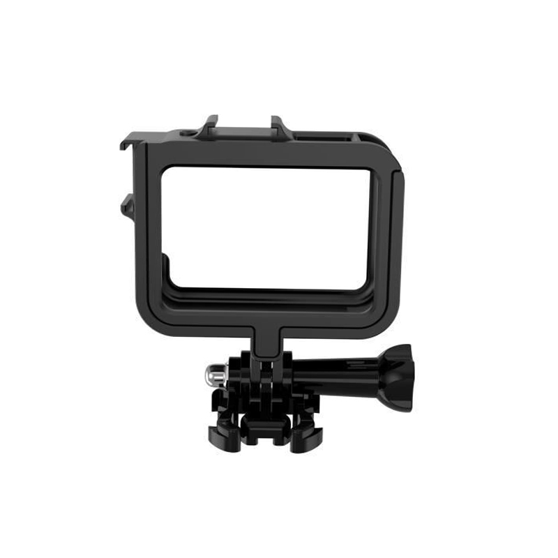 Schutzgehäuse Schutzrahmen Cage Für GoPro Hero 8 - Stabiler Cage mit 2 Blitzschuhen und Schieberahmen, Aluminium-Legierung Schutzgehäuse Schutzrahmen Cage Für GoPro Hero 8 - Stabiler Cage mit 2 Blitzschuhen und Schieberahmen, Aluminium-Legierung
