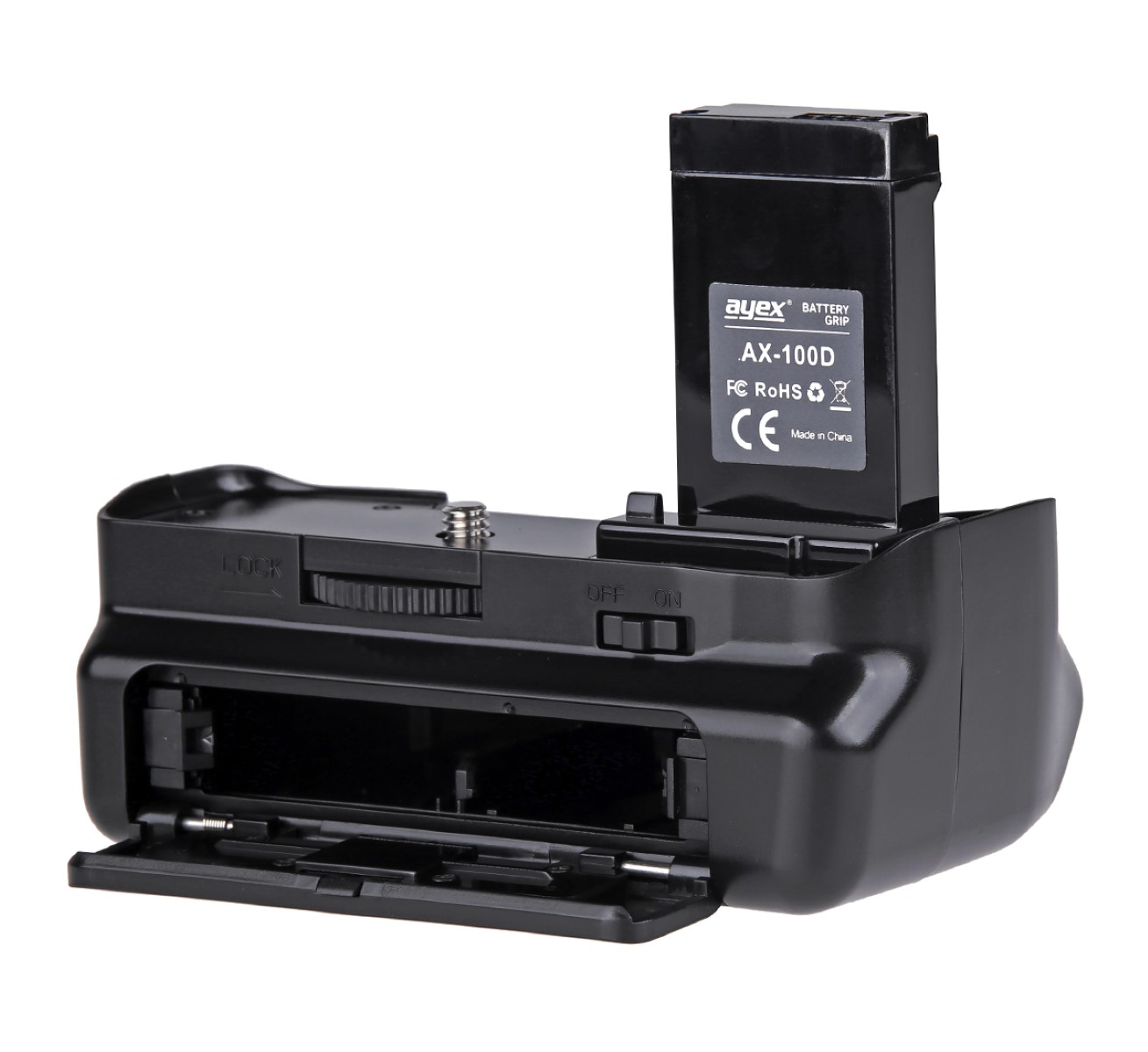 Batteriegriff für Canon EOS 100D/SL1 mit IR-Fernauslöser Ersatz für BG-100DH Batteriegriff für Canon EOS 100D/SL1 mit IR-Fernauslöser Ersatz für BG-100DH