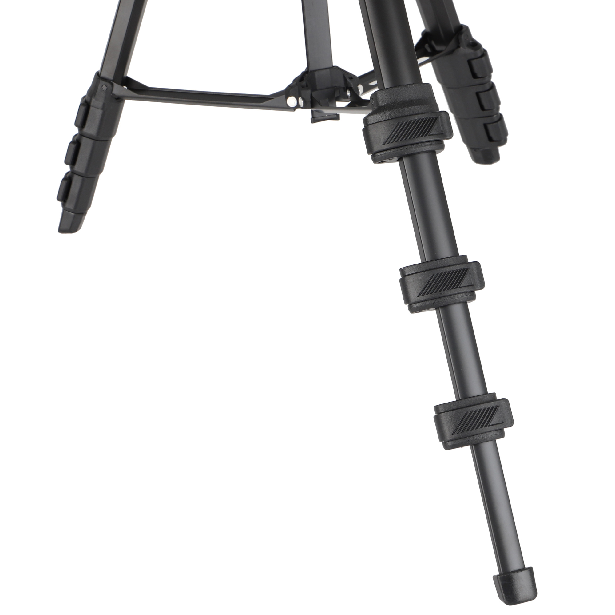 JUSINO leichtes Traveller Stativ 4 Segmente bis 139cm Aluminium 2,5kg belastbar JUSINO leichtes Traveller Stativ 4 Segmente bis 139cm Aluminium 2,5kg belastbar