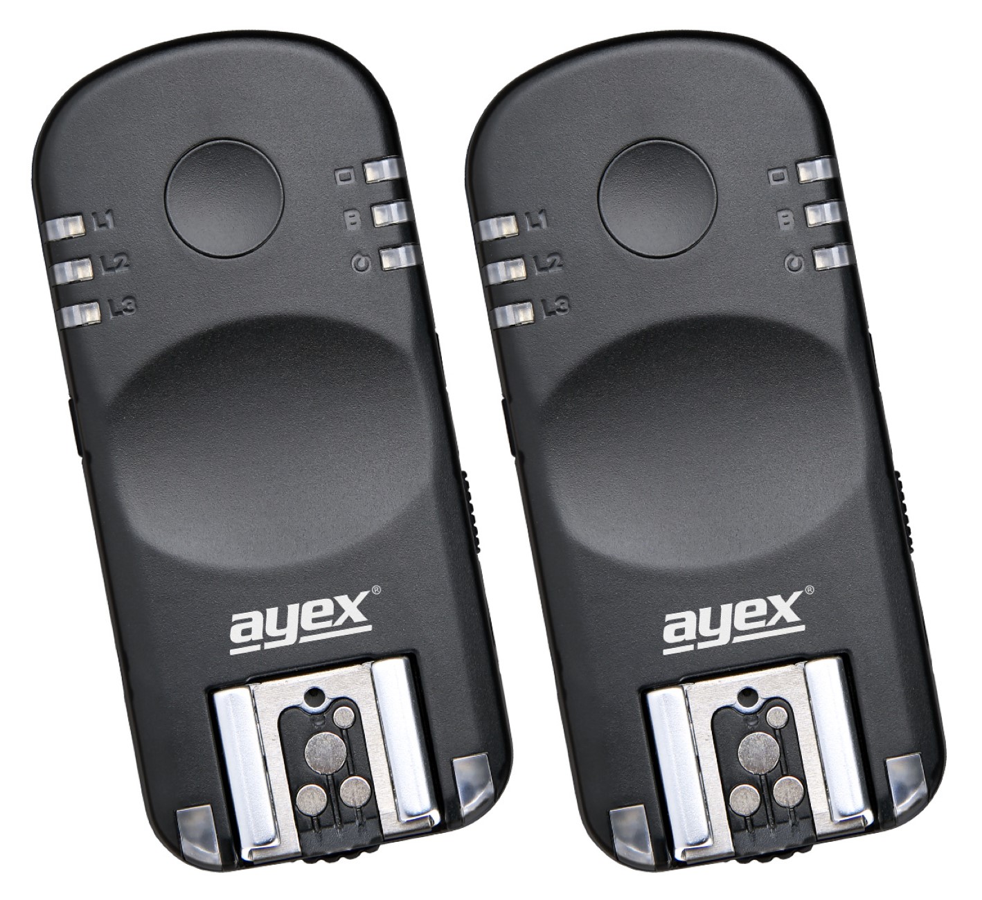 ayex Funk Blitzauslöser und Kamera-Fernauslöser AX-BA1 für Nikon Kameras, Blitz & Kameraauslöser mit 2 Transceivern ayex Funk Blitzauslöser und Kamera-Fernauslöser AX-BA1 für Nikon Kameras, Blitz & Kameraauslöser mit 2 Transceivern