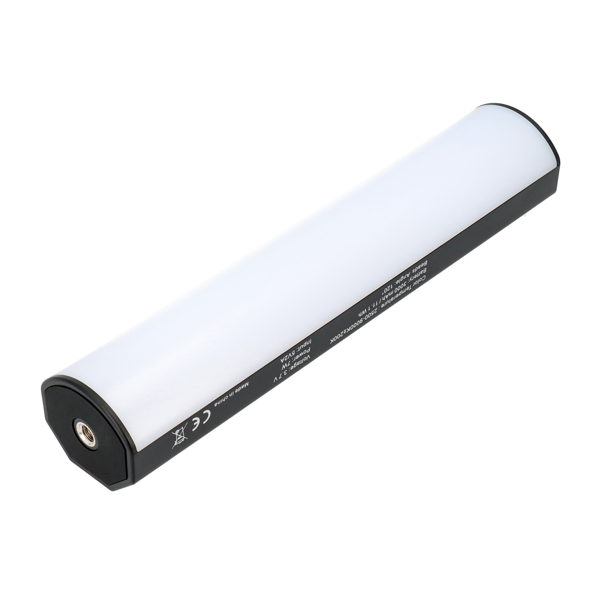 RGB LED Videolichtstab rundförmig mit 184 universellen Lichtperlen 3000mAh Akku ladbar über USB-C RGB LED Videolichtstab rundförmig mit 184 universellen Lichtperlen 3000mAh Akku ladbar über USB-C