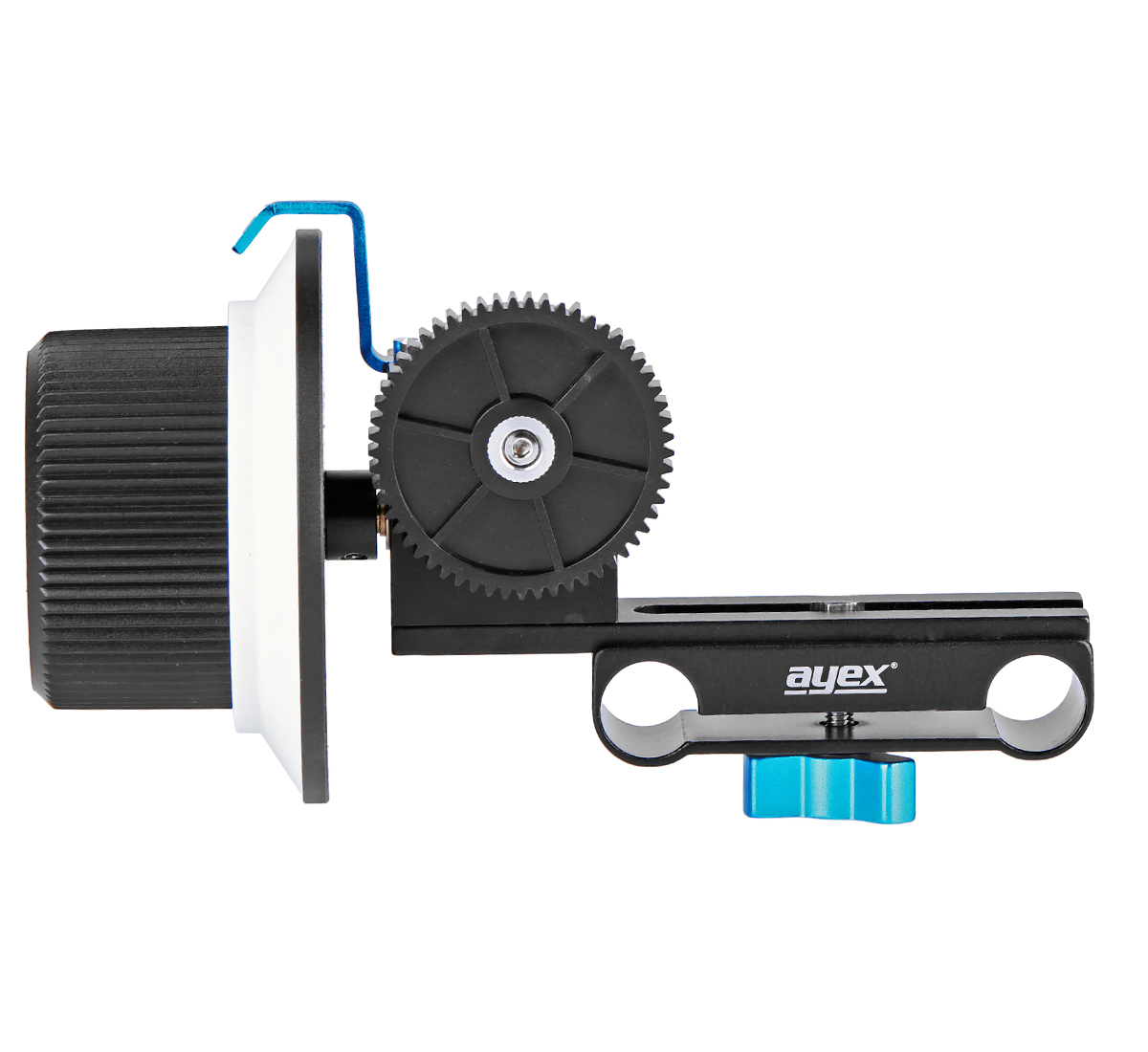 ayex Follow Focus F1, Schärfezieheinrichtung für DSLRs, Systemkameras und Rig Systeme ayex Follow Focus F1, Schärfezieheinrichtung für DSLRs, Systemkameras und Rig Systeme