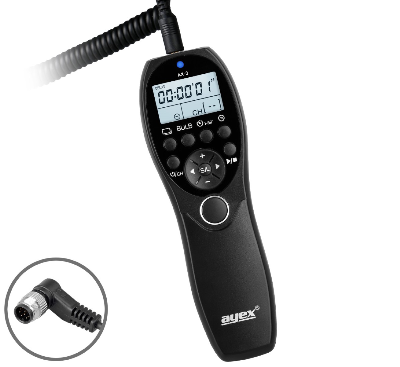 Timer Fernauslöser AX-3 DC0 zB Nikon Z9 Z8 D850 D810 D700 D5 D4S D3 Serie Bulb Delay Fokussieren Timer Fernauslöser AX-3 DC0 zB Nikon Z9 Z8 D850 D810 D700 D5 D4S D3 Serie Bulb Delay Fokussieren