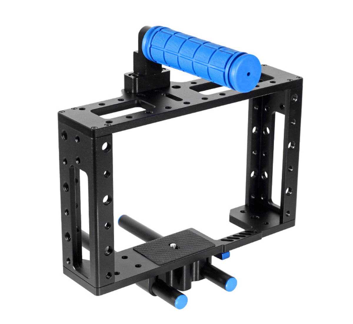 ayex Universal Kamera Cage 2 für z. B. Nikon D850, Z6, Canon EOS RP, EOS 4000D, Sony A900, A7RIII ayex Universal Kamera Cage 2 für z. B. Nikon D850, Z6, Canon EOS RP, EOS 4000D, Sony A900, A7RIII