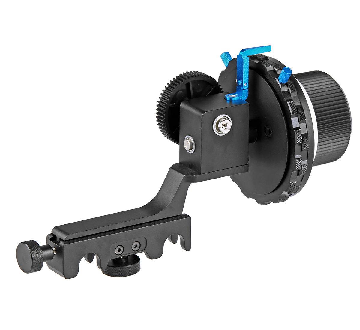ayex Follow Focus F4, Schärfezieheinrichtung mit 2 Stoppern und Schnellwechsel-System ayex Follow Focus F4, Schärfezieheinrichtung mit 2 Stoppern und Schnellwechsel-System