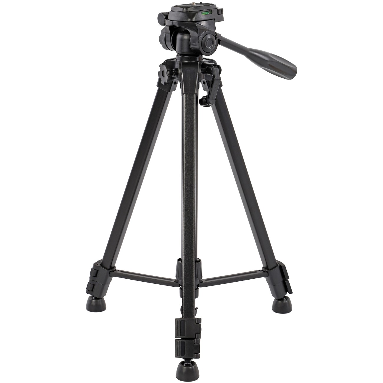 ayex Reisestativ Aluminium leicht & kompakt 135cm Höhe Kugelkopf DSLR Kamera bis 3 kg ayex Kamerastativ mit 3-Wege-Kopf höhenverstellbar bis 163 cm leicht & stabil bis 5 kg