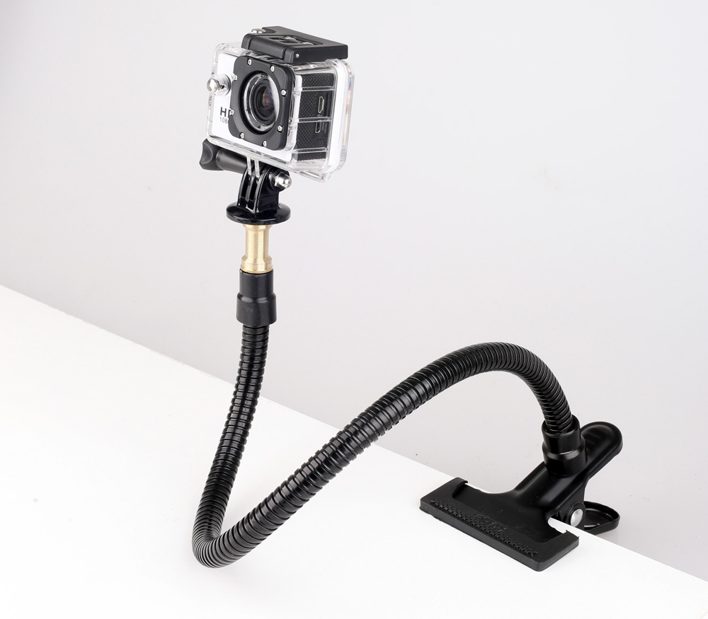 Flexibler Arm mit Klemme, Spigot und 1/4" Gewinde, ayex GP-33 Flexibler Arm mit Klemme, Spigot und 1/4" Gewinde, ayex GP-33